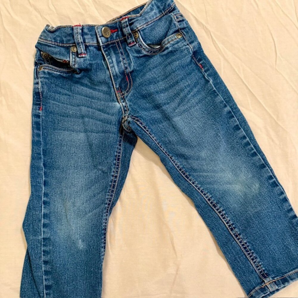 Toughskins Kids' Jeans with Whiskered Lines